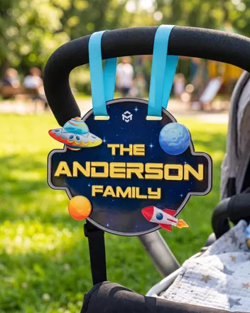 Custom Shape Acrylic Stroller Sign