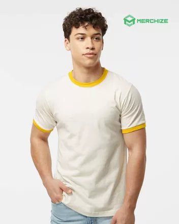 Unisex Fine Jersey Ringer T-Shirt Tultex 246 (Made in US)