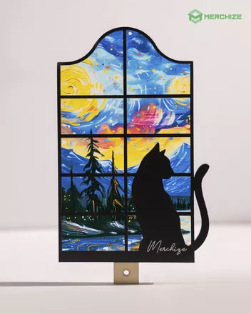 Custom Shape Plug-In Suncatcher Night Light