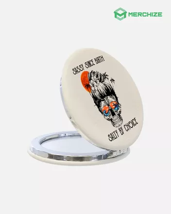 Leatherette Compact Mirror (Made in US)