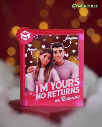 Acrylic Plaque (Without stand) 0.8 IN