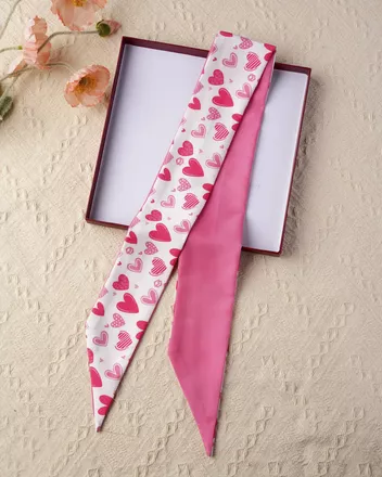 All-over Print Satin Hair Scarf