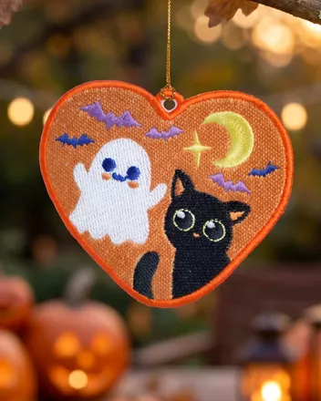 Custom Shape Embroidered Ornament