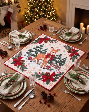 Custom Shape Quilt Table Topper