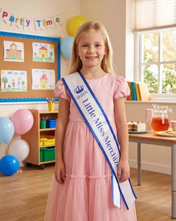 Satin Pageant Sash