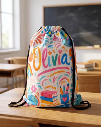 All-over Print Drawstring Bag
