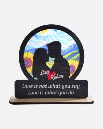Custom Shape Suncatcher Standee