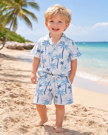All-over Print Kid Hawaiian Set 