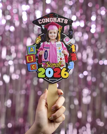 Custom Shape Photo Hand Fan