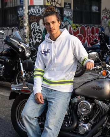 All-over Print Reflective Hoodie (Lightweight)