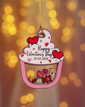 4-Layer Wood and Acrylic Shaker Ornament