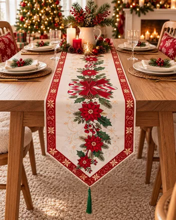 Table Runner With Tassel