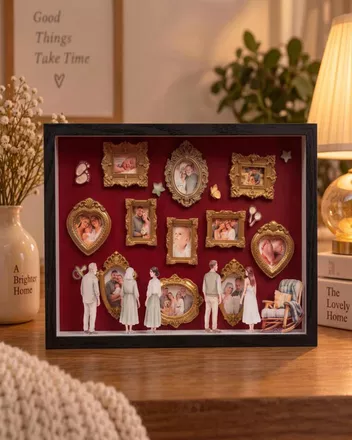 Custom Shape Acrylic And Photo Museum Frame Box