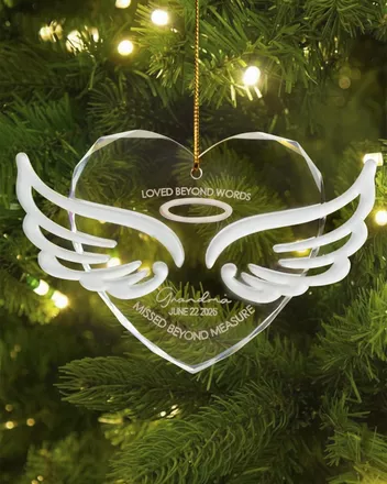 Glass and Acrylic Ornament