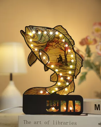 Custom Shape Suncatcher Photo Night Light Box