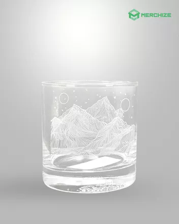 Engraved Whiskey Glass (Made in US)