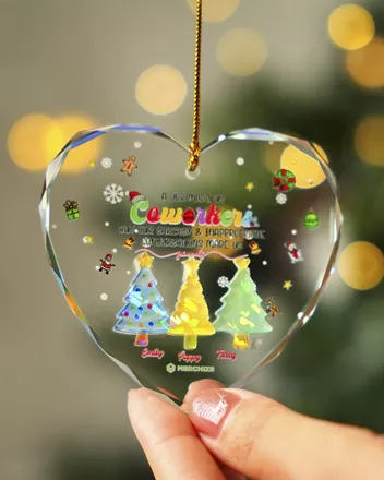 Glass and Hologram Ornament