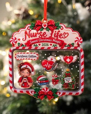 Custom Shape 2-Layer Acrylic Ornament (2-side Printed)