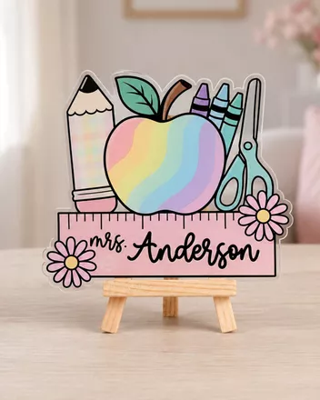 Custom Shape Acrylic Card