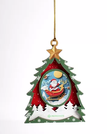 Custom Shape 3-Layered Wood Ornament