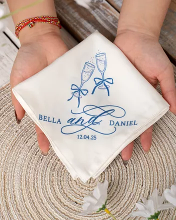 All-over Print Satin Handkerchief