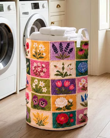 Quilt Laundry Basket