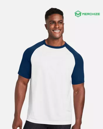 Unisex Zone Colorblock Raglan T-Shirt Team 365 (Made in US)