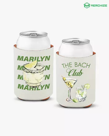 Leatherette Can Cooler (Made in US) 
