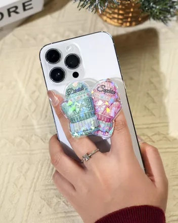 Custom Shape Hologram Magnetic Phone Grip