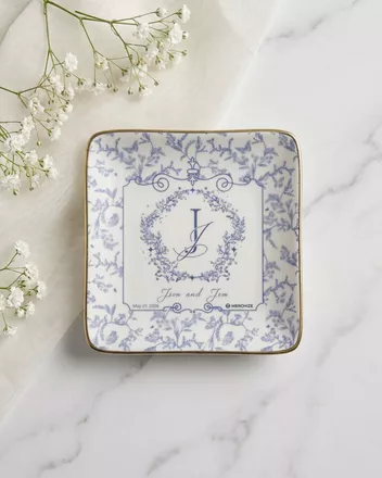Fully Printed Ceramic Jewelry Dish (Made in US) 