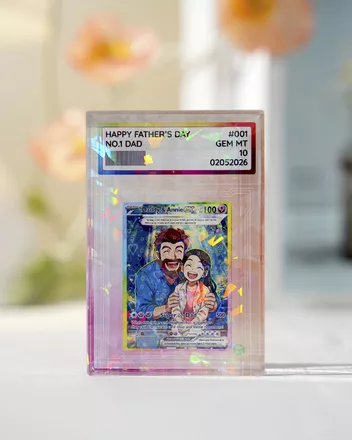  2-sided printed Hologram Acrylic Plaque (without stand) 0.8 IN